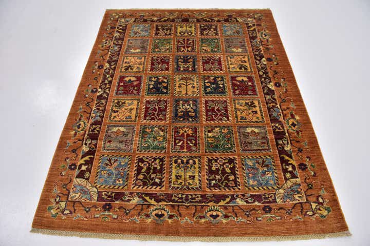 4' 10 x 6' Hand Knotted Ariana Ziegler Rug