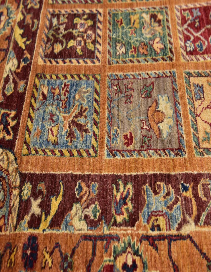 Detail image of 4' 10 x 6'  Hand Knotted Ariana Ziegler Rug