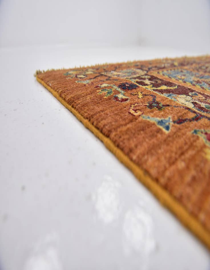 Detail image of 4' 10 x 6'  Hand Knotted Ariana Ziegler Rug