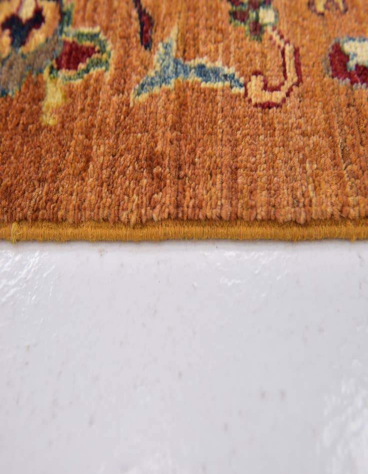 Detail image of 4' 10 x 6'  Hand Knotted Ariana Ziegler Rug