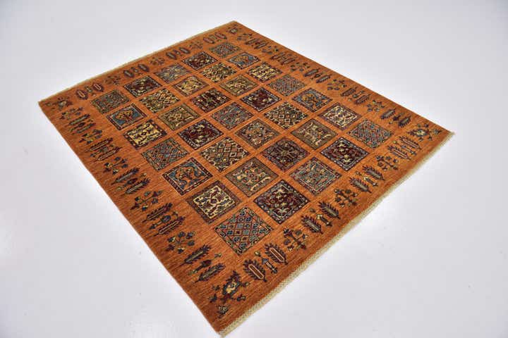 5' x 6' Hand Knotted Ariana Ziegler Rug