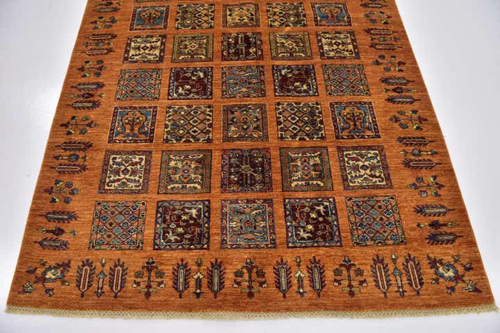 5' x 6' Hand Knotted Ariana Ziegler Rug