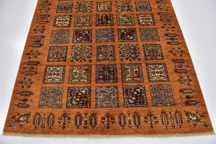 Detail image of 5' x 6' Hand Knotted Ariana Ziegler Rug