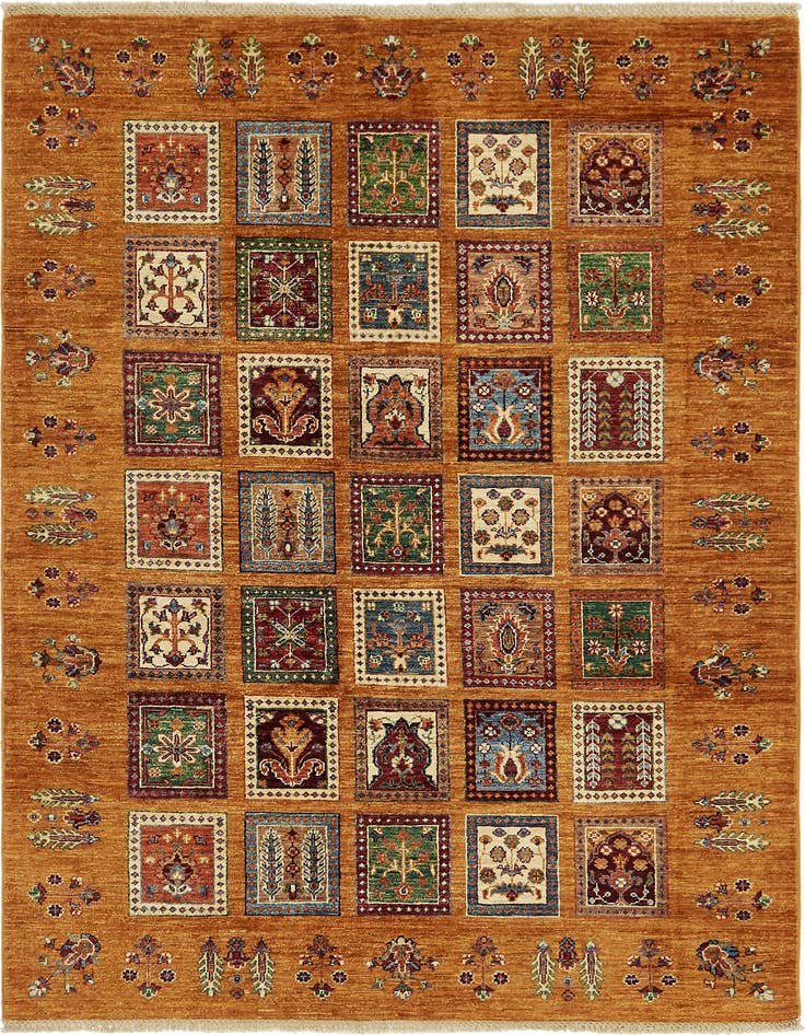 Detail image of 5' x 6' 10 Hand Knotted Ariana Ziegler Rug