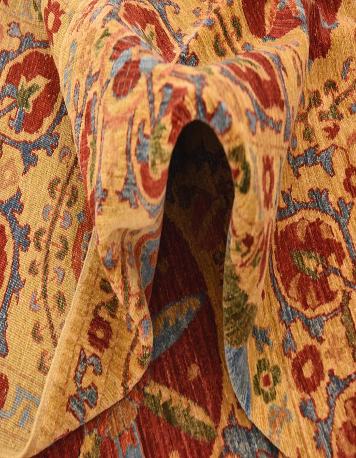 Detail image of 6' 7 x 8' 7  Hand Knotted Ariana Ziegler Oriental Rug