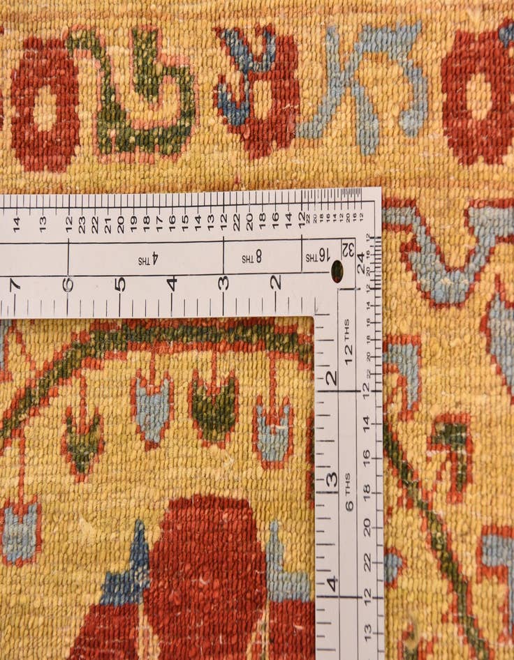 Detail image of 6' 7 x 8' 7  Hand Knotted Ariana Ziegler Oriental Rug