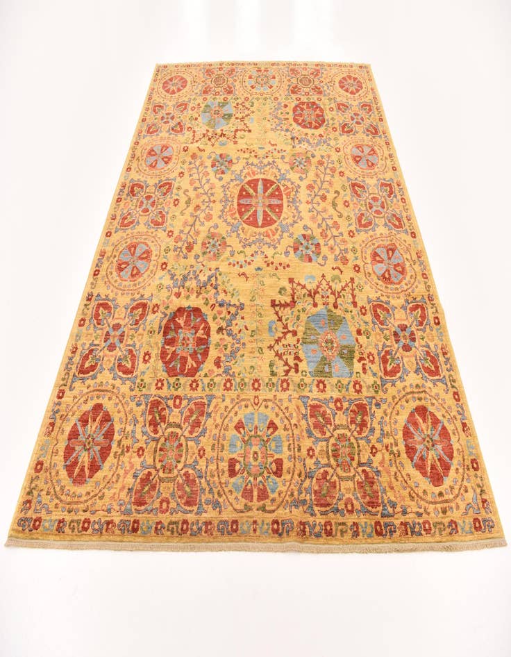 Detail image of 6' 7 x 8' 7  Hand Knotted Ariana Ziegler Oriental Rug