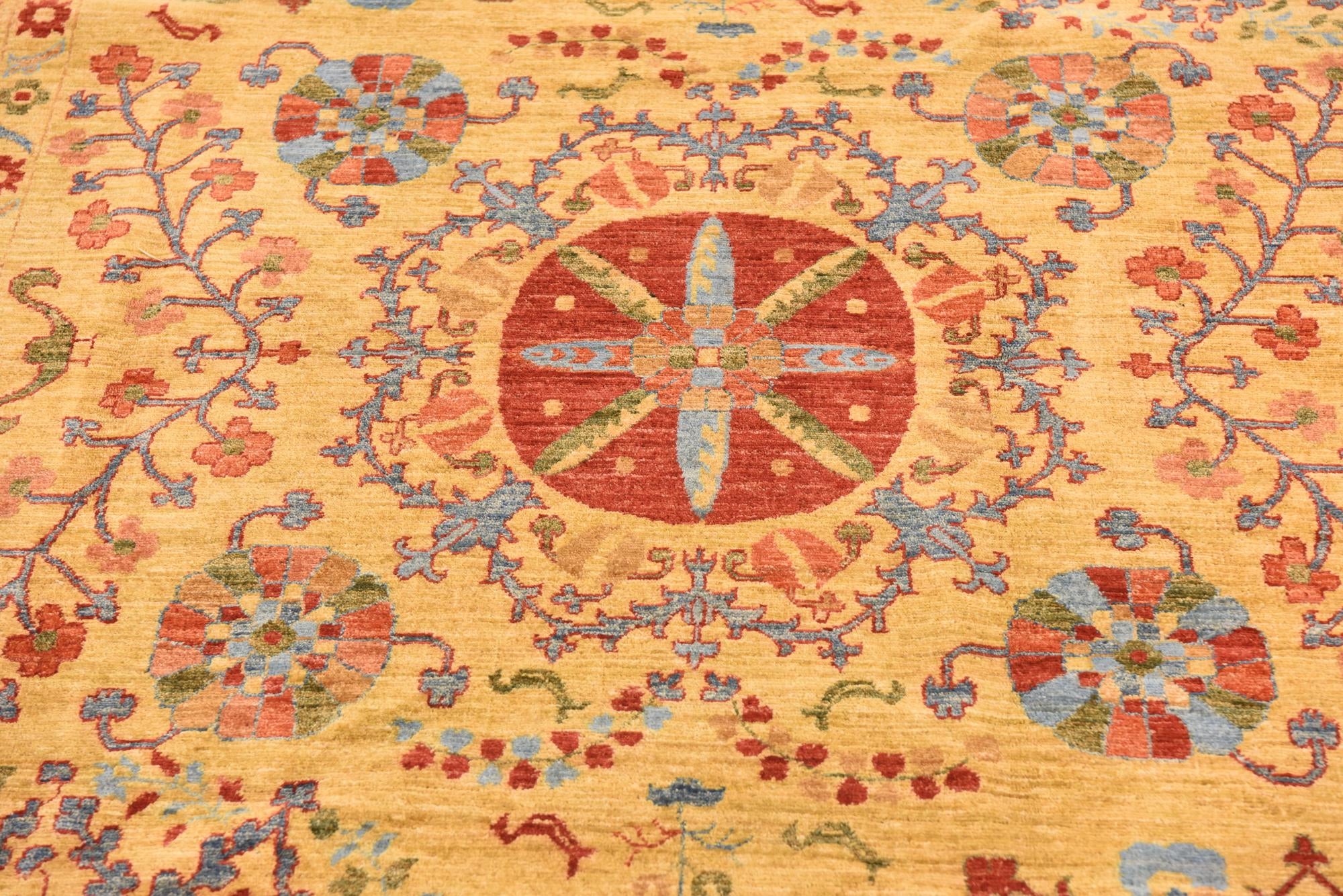 6' 7 x 8' 7 Hand Knotted Ariana Ziegler Oriental Rug