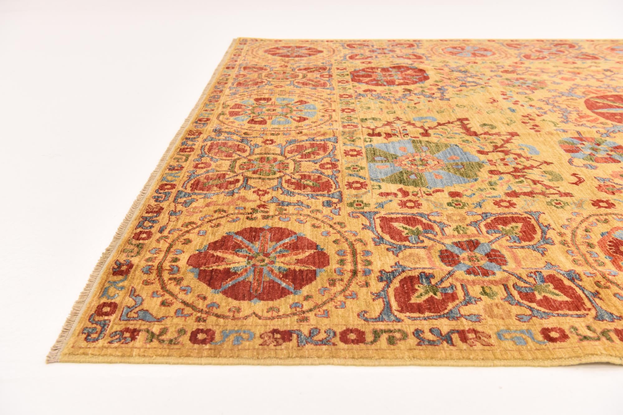 6' 7 x 8' 7 Hand Knotted Ariana Ziegler Oriental Rug