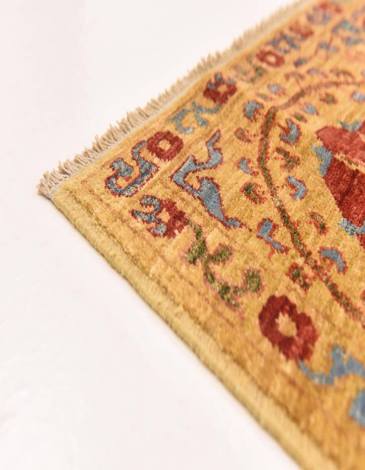 Detail image of 6' 7 x 8' 7  Hand Knotted Ariana Ziegler Oriental Rug