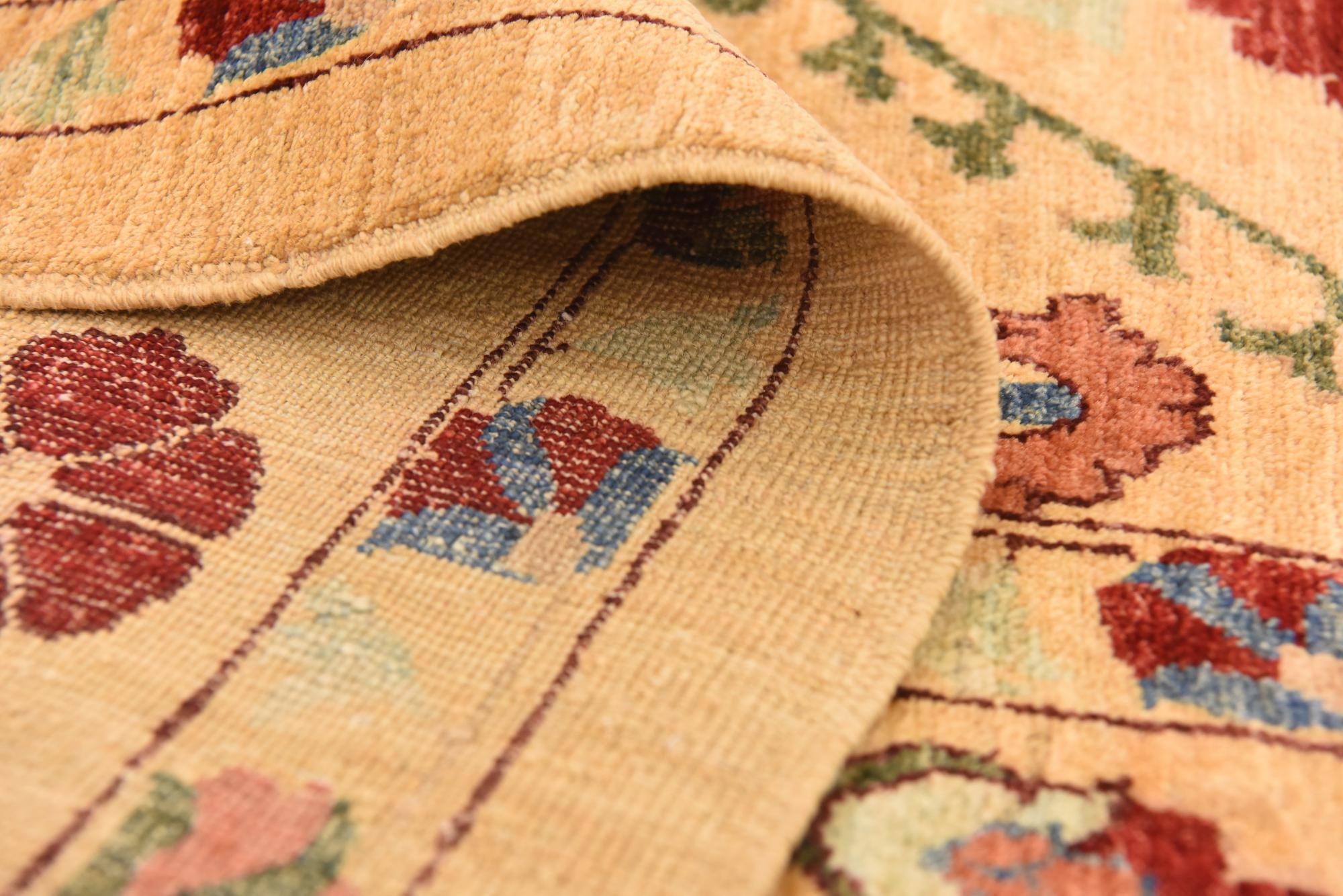 7' x 9' 7 Hand Knotted Ariana Ziegler Oriental Rug
