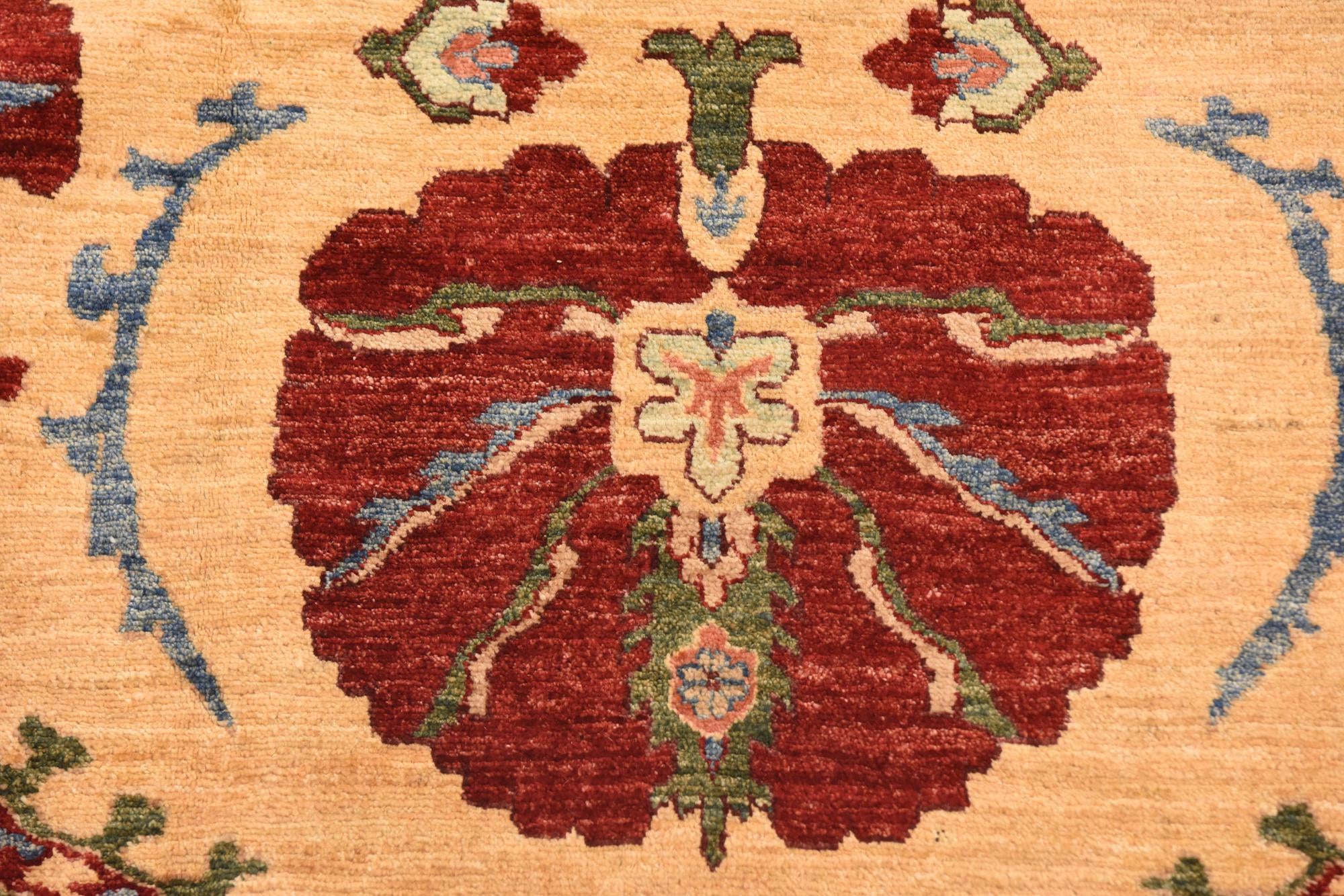 7' x 9' 7 Hand Knotted Ariana Ziegler Oriental Rug