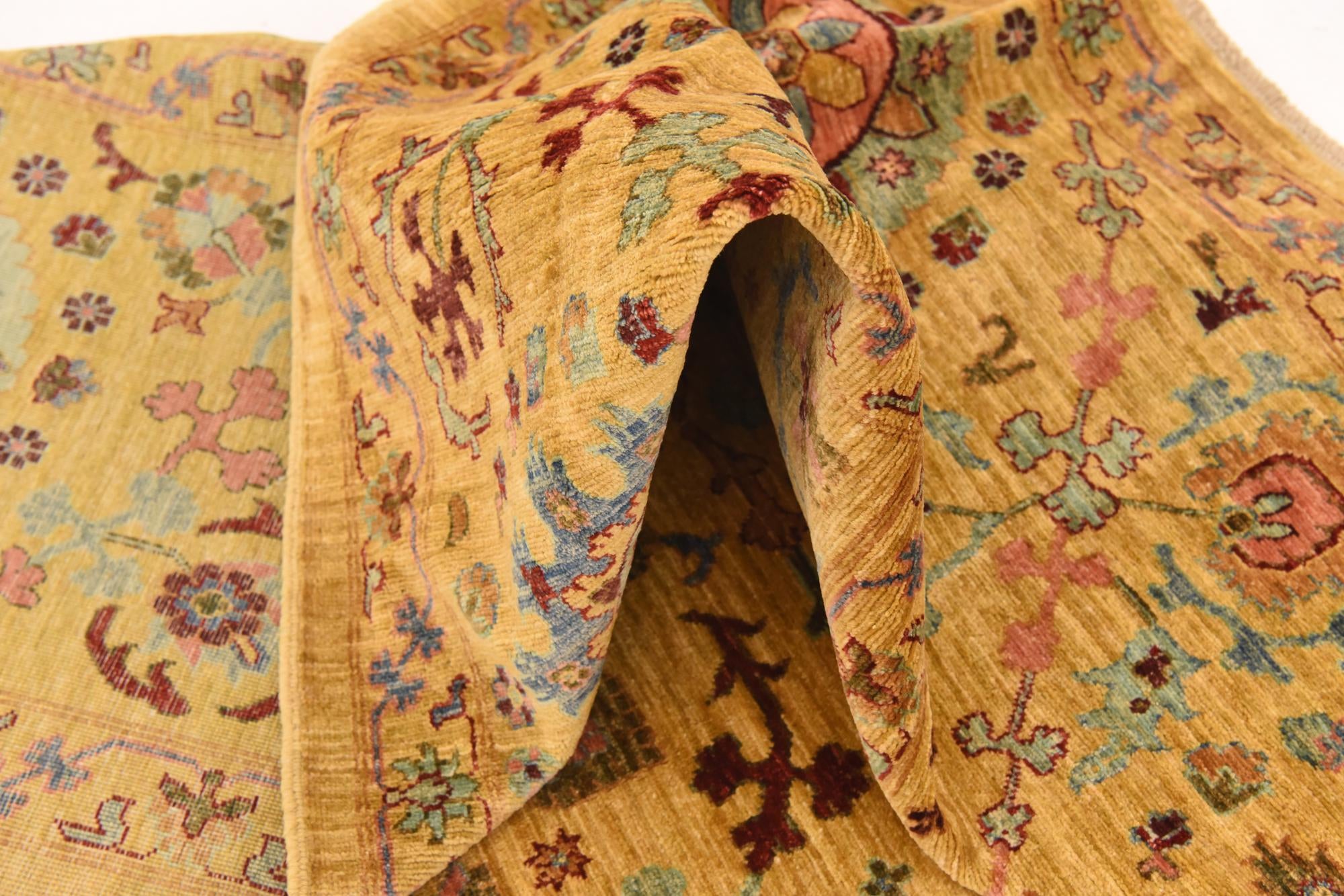 6' 6 x 9' 6 Hand Knotted Ariana Ziegler Oriental Rug