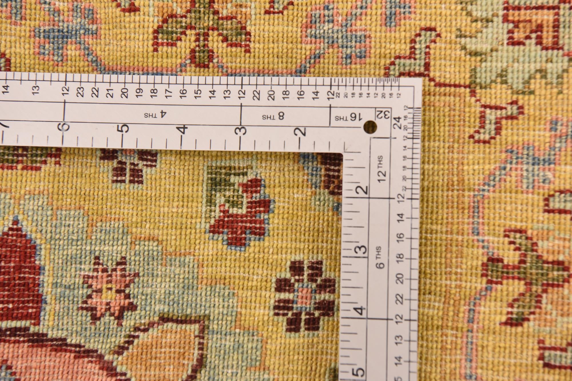 6' 6 x 9' 6 Hand Knotted Ariana Ziegler Oriental Rug