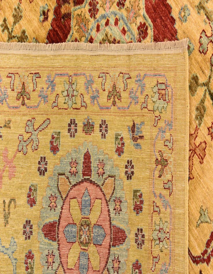 Detail image of 6' 6 x 9' 6  Hand Knotted Ariana Ziegler Oriental Rug