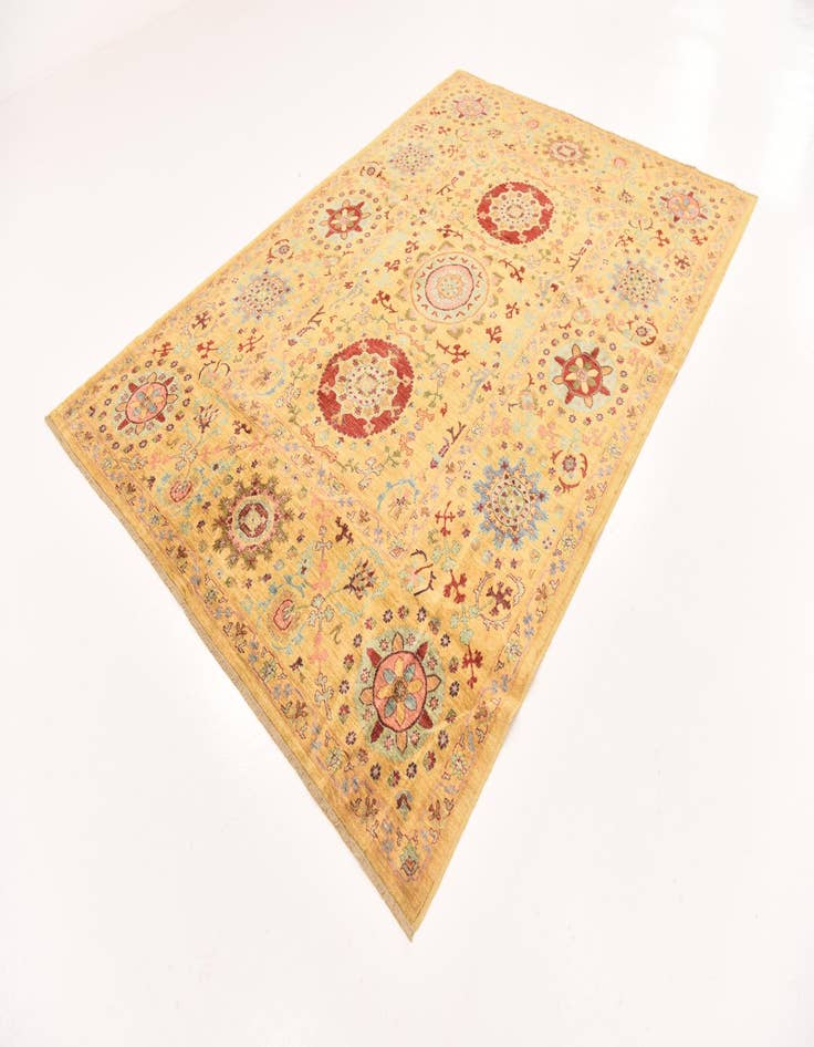 Detail image of 6' 6 x 9' 6  Hand Knotted Ariana Ziegler Oriental Rug