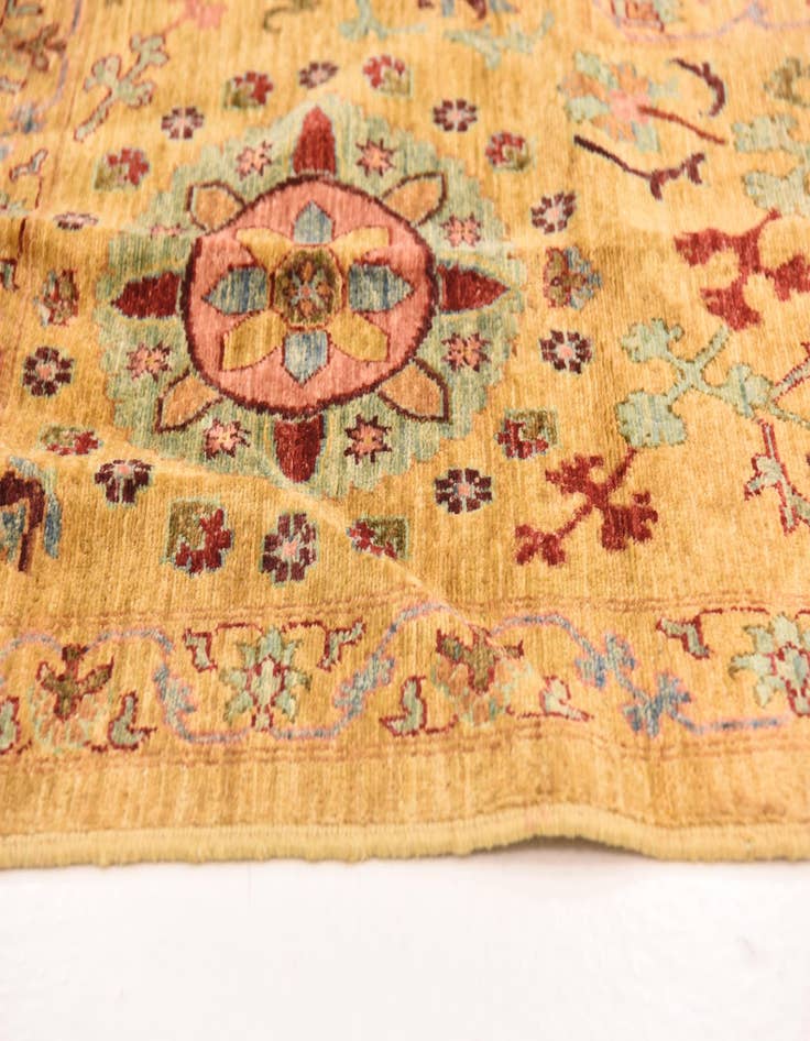 Detail image of 6' 6 x 9' 6  Hand Knotted Ariana Ziegler Oriental Rug