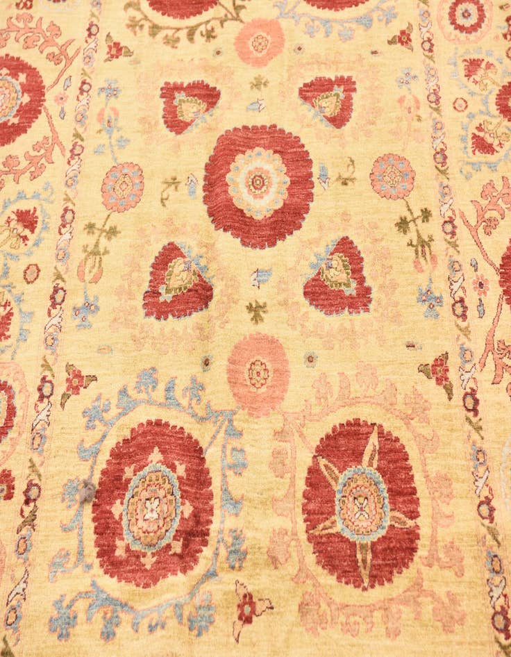 Detail image of 5' 9 x 8'  Hand Knotted Ariana Ziegler Oriental Rug