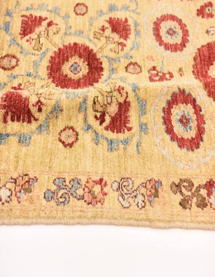 Detail image of 5' 9 x 8'  Hand Knotted Ariana Ziegler Oriental Rug