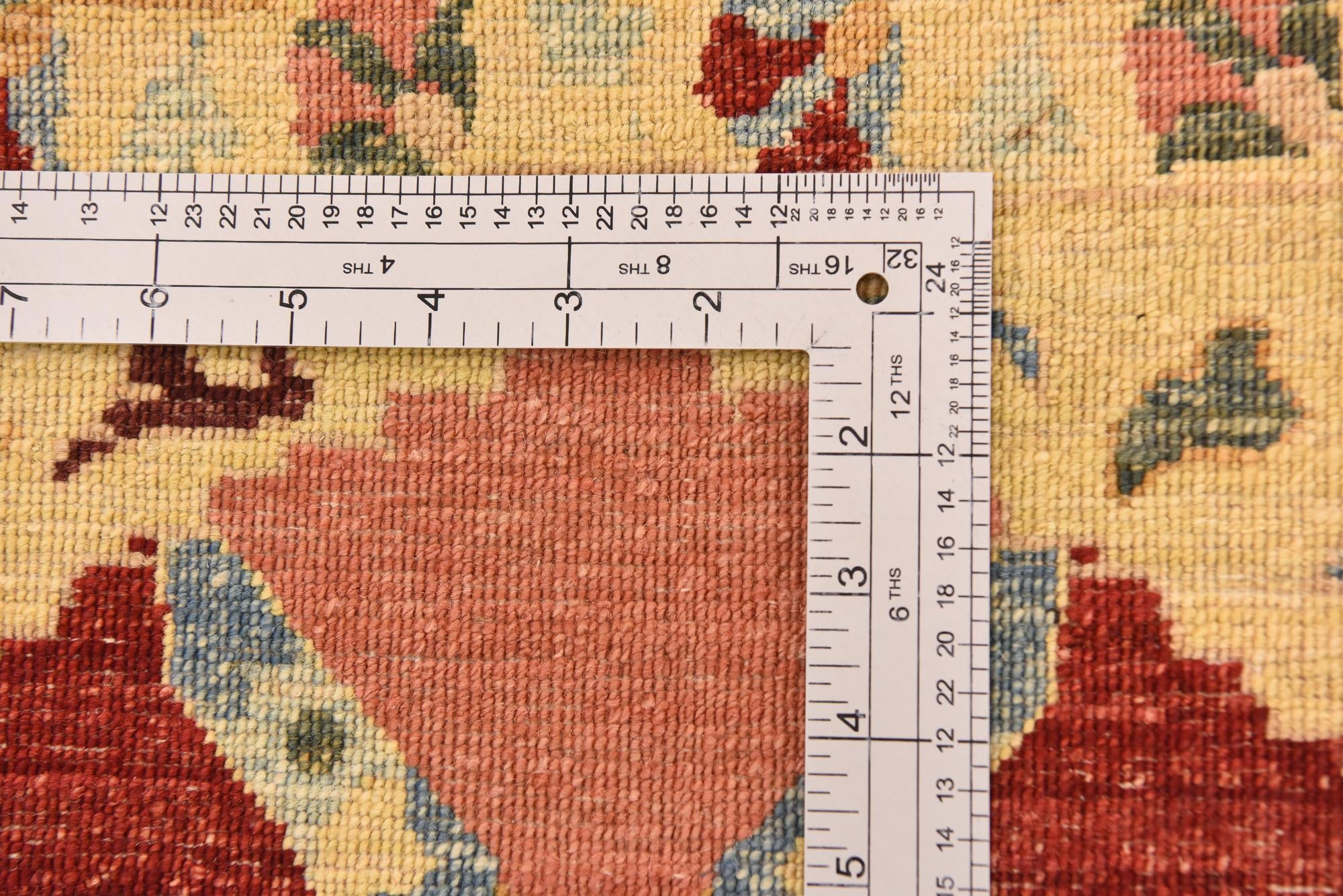5' 8 x 8' Hand Knotted Ariana Ziegler Oriental Rug