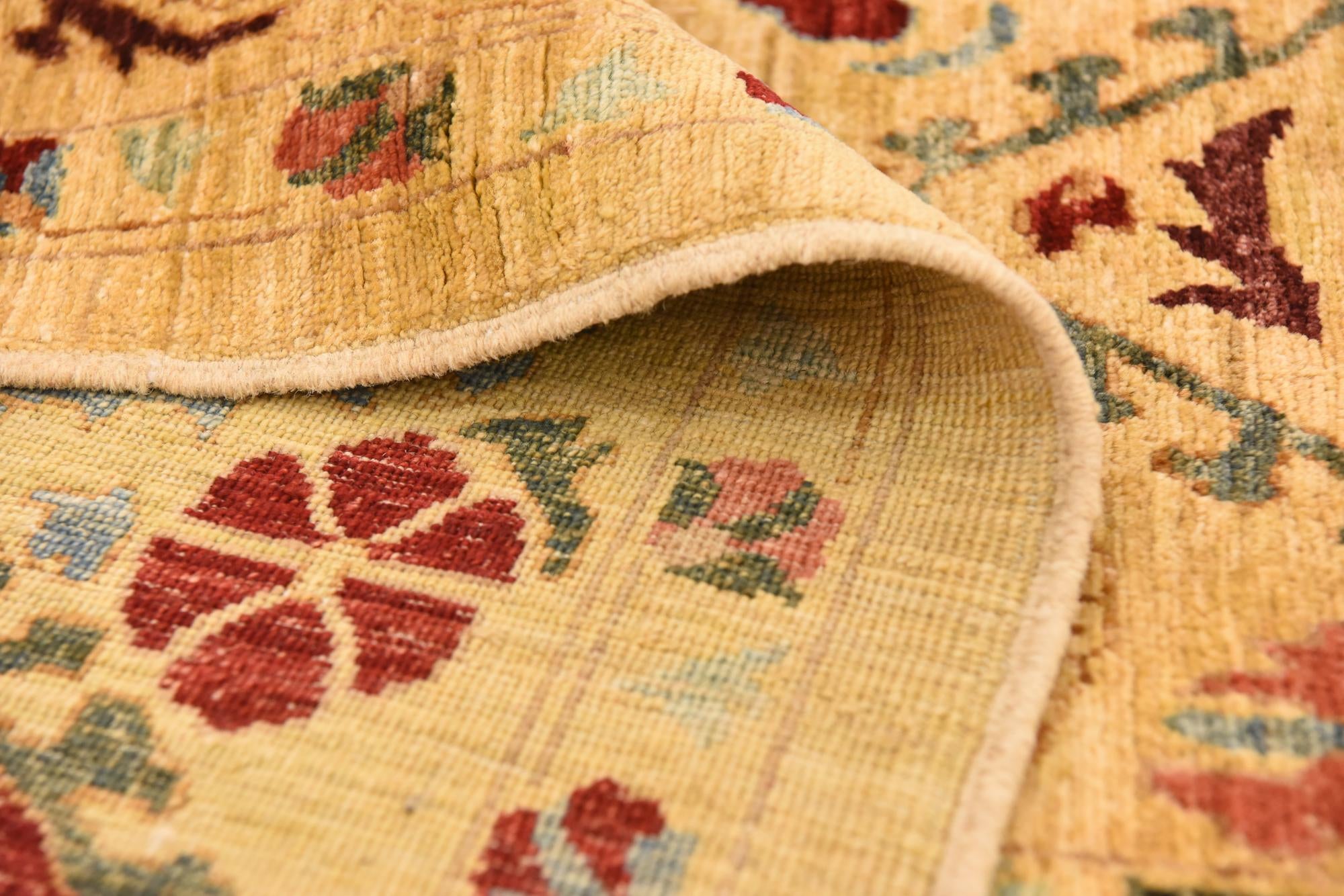 5' 8 x 8' Hand Knotted Ariana Ziegler Oriental Rug