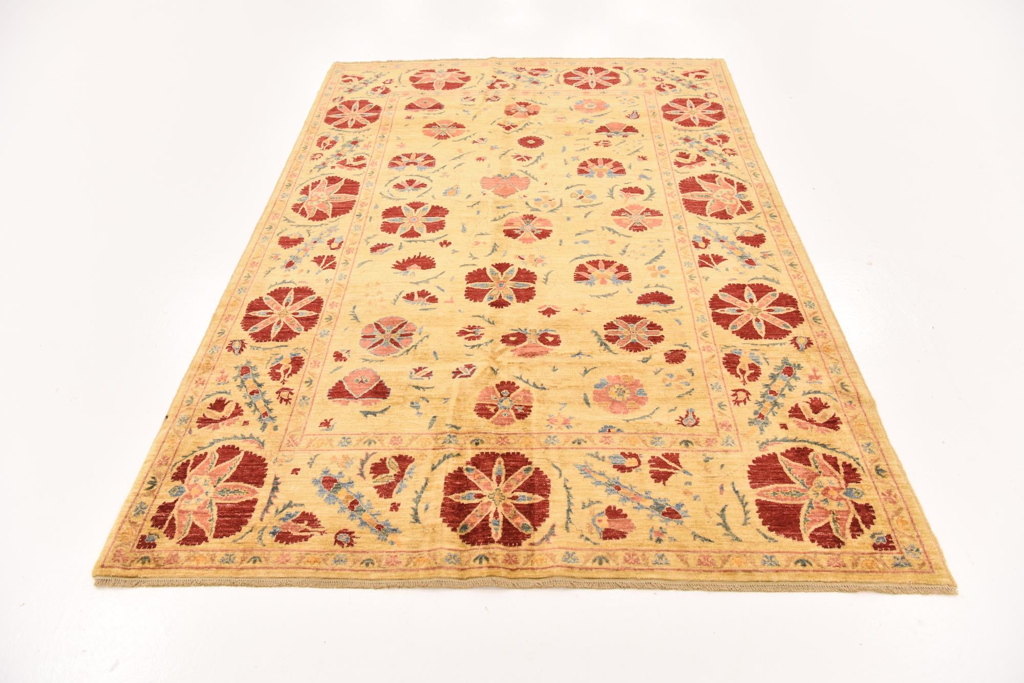 5' 3 x 7' 10 Hand Knotted Ariana Ziegler Oriental Rug
