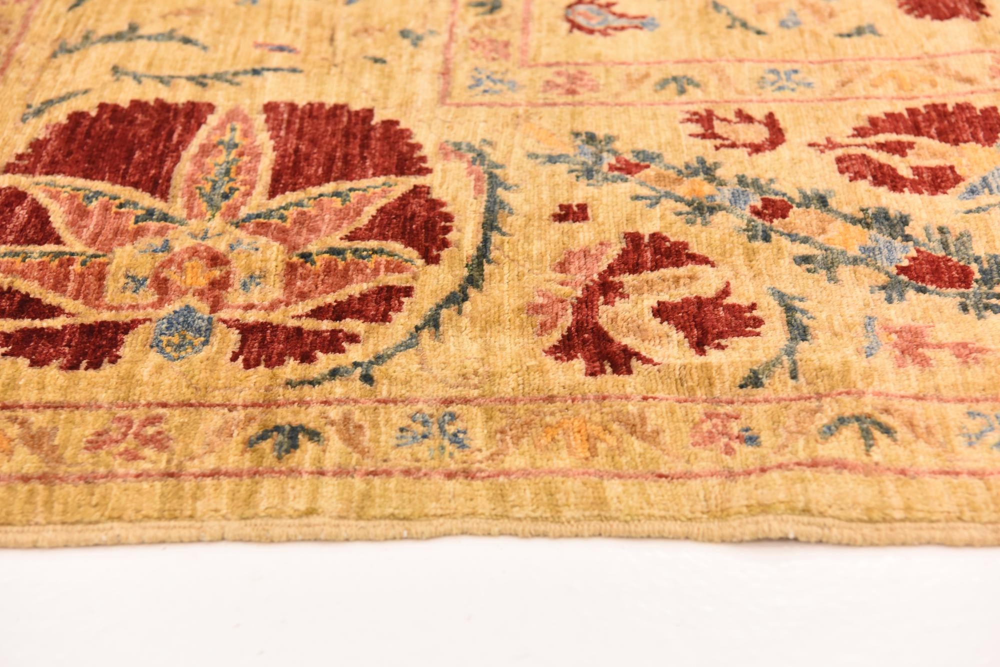 5' 3 x 7' 10 Hand Knotted Ariana Ziegler Oriental Rug