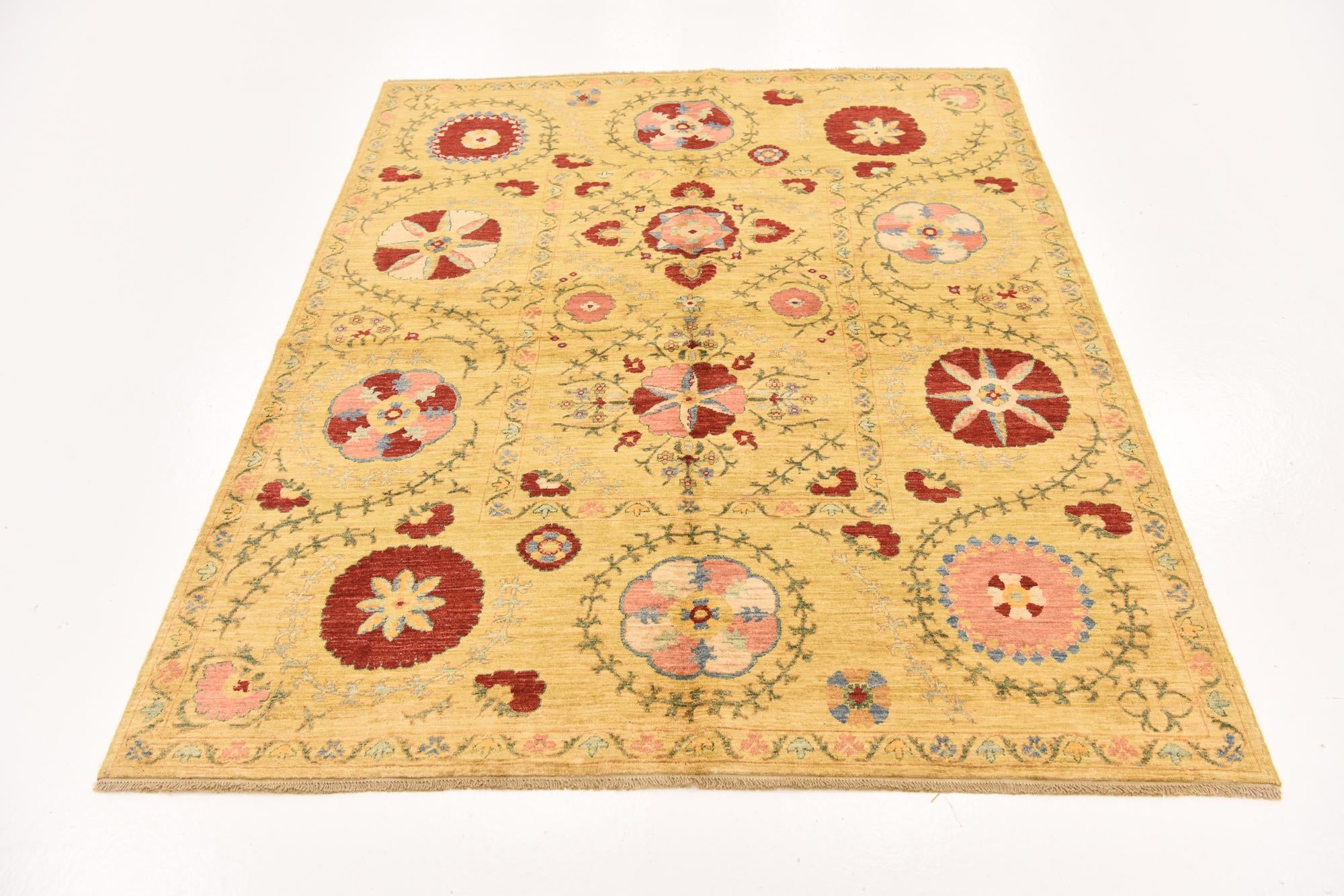 5' 1 x 6' 4 Hand Knotted Ariana Ziegler Oriental Rug