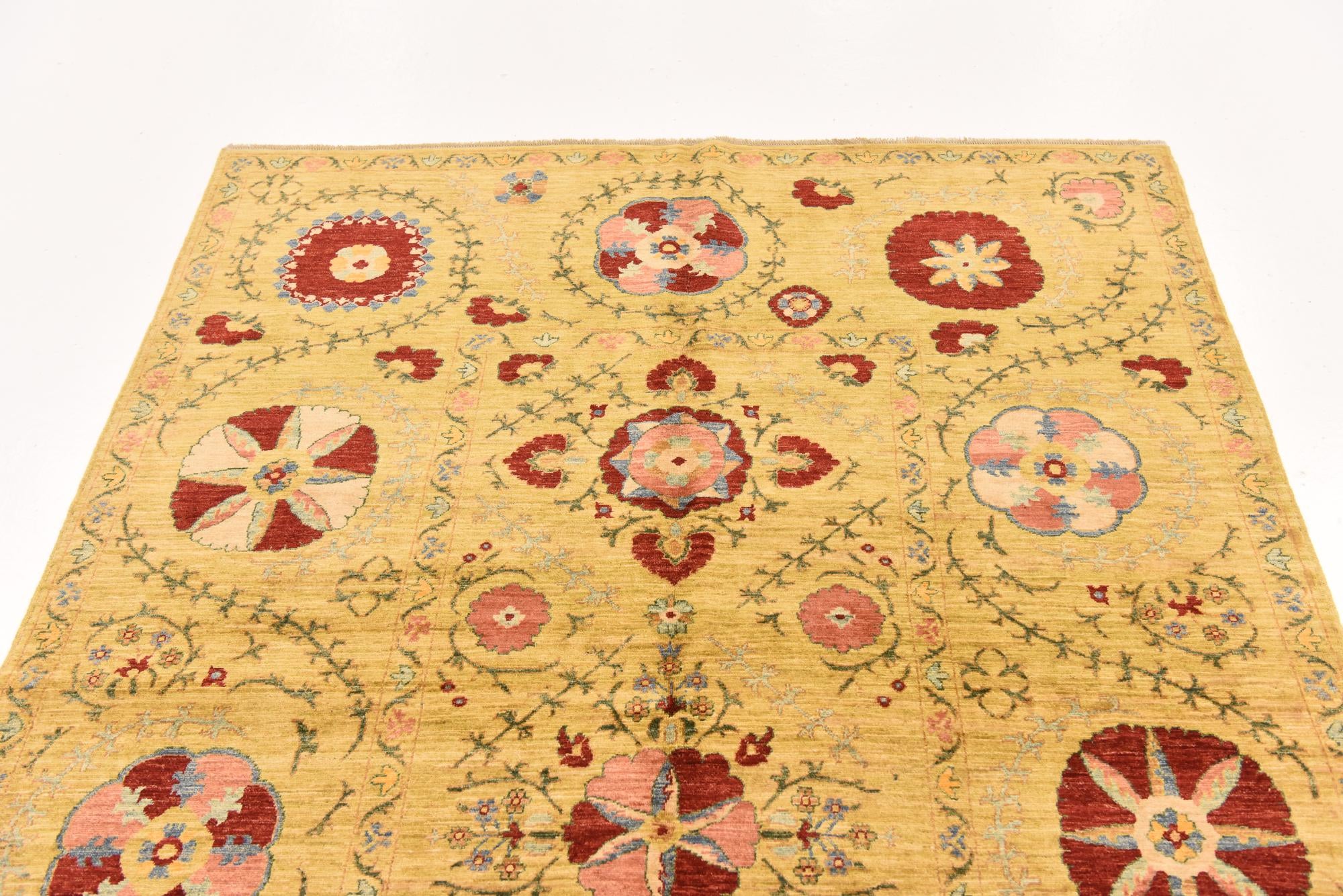 5' 1 x 6' 4 Hand Knotted Ariana Ziegler Oriental Rug