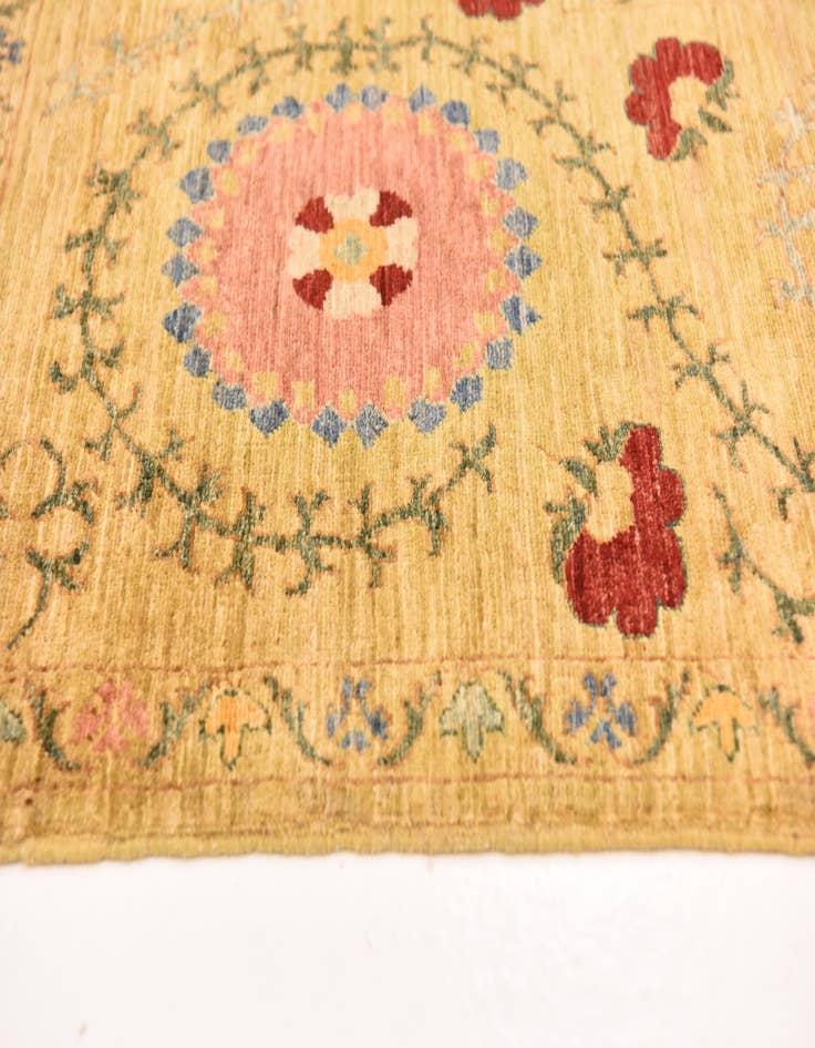 Detail image of 5' 1 x 6' 4  Hand Knotted Ariana Ziegler Oriental Rug