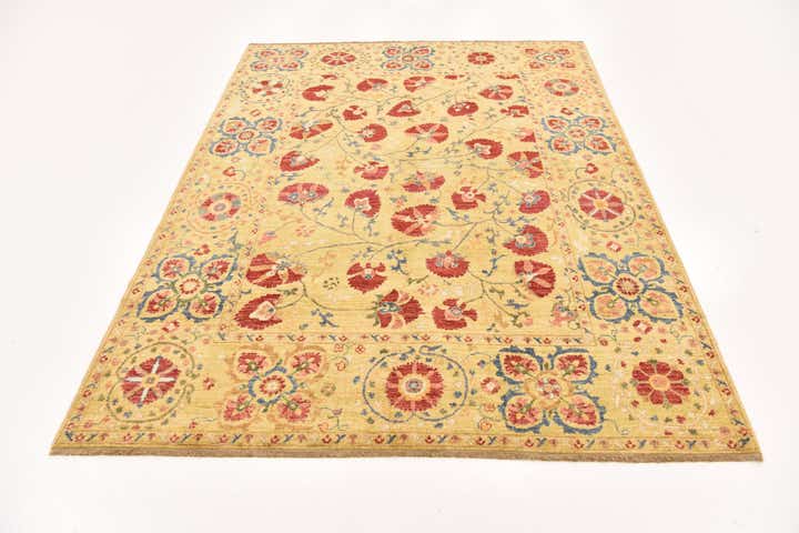 5' 2 x 6' 11 Hand Knotted Ariana Ziegler Oriental Rug