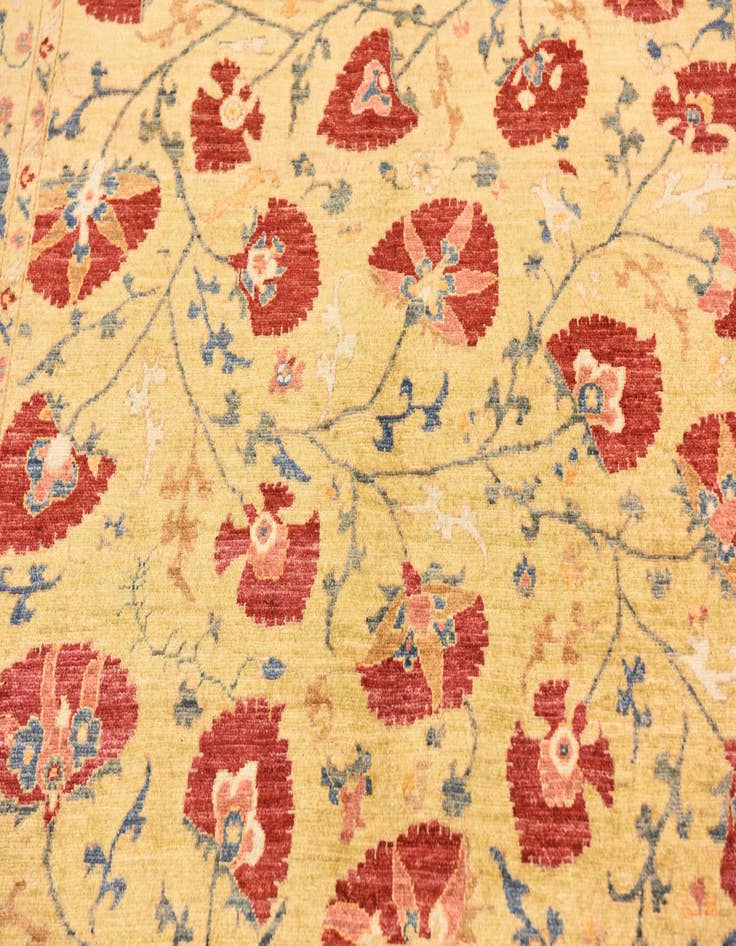 Detail image of 5' 2 x 6' 11  Hand Knotted Ariana Ziegler Oriental Rug