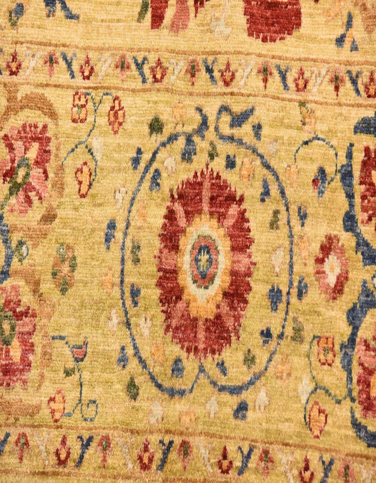Detail image of 5' 2 x 6' 11  Hand Knotted Ariana Ziegler Oriental Rug