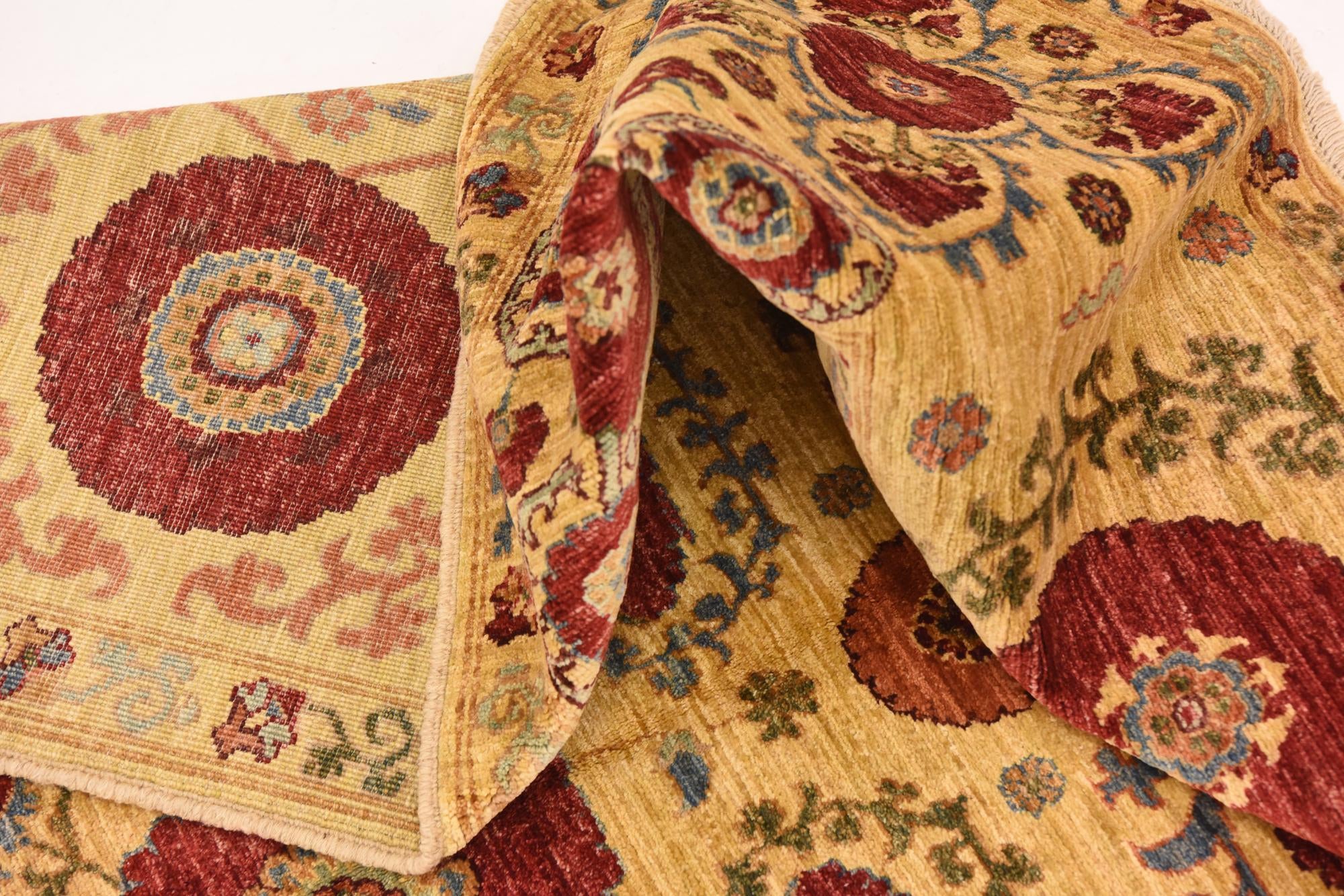 5' x 6' 9 Hand Knotted Ariana Ziegler Oriental Rug