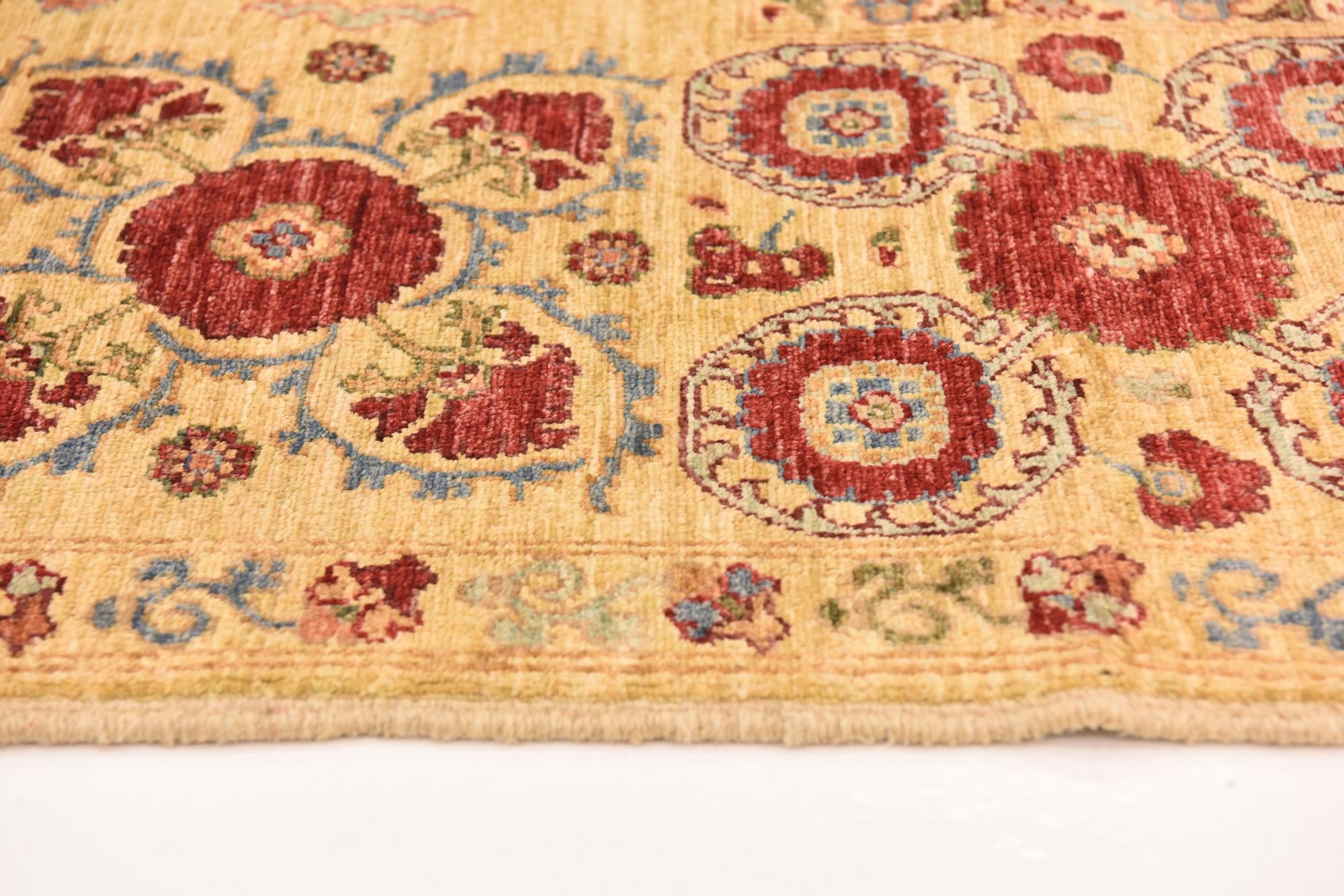 5' x 6' 9 Hand Knotted Ariana Ziegler Oriental Rug