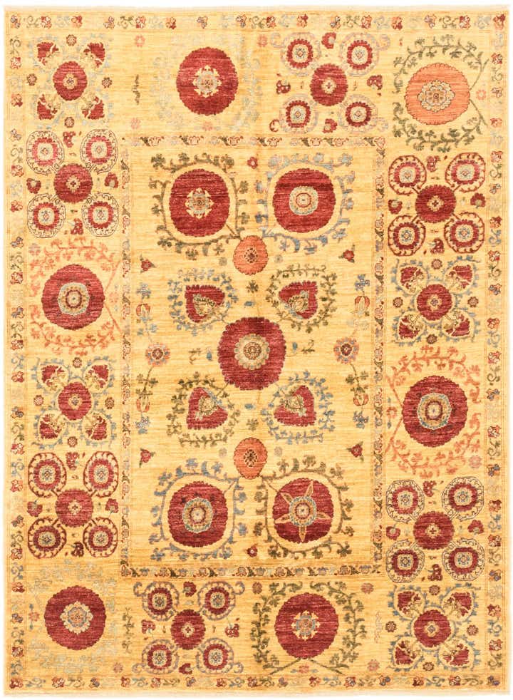 5' x 6' 9 Hand Knotted Ariana Ziegler Oriental Rug
