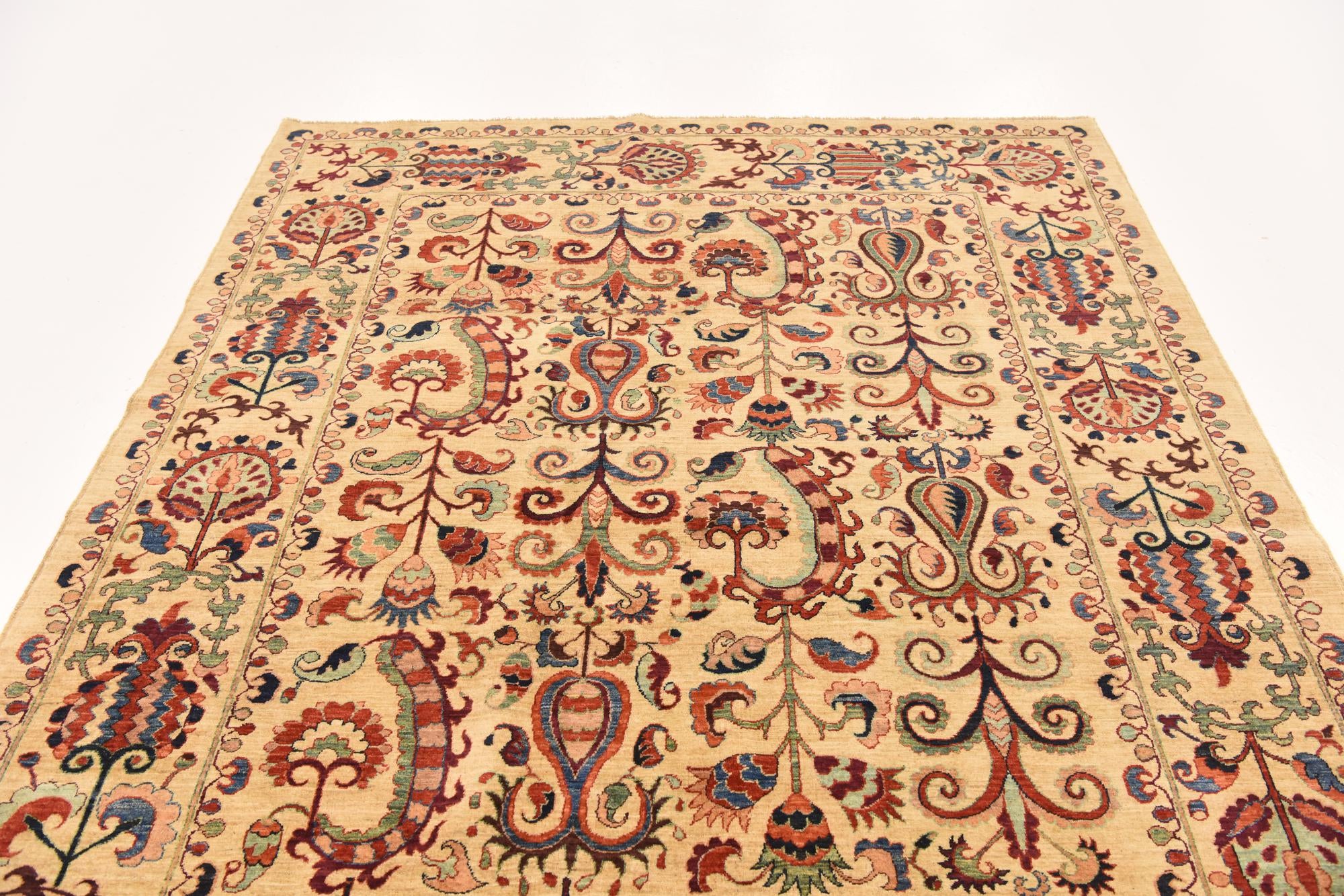6' 3 x 8' 4 Hand Knotted Ariana Ziegler Oriental Rug