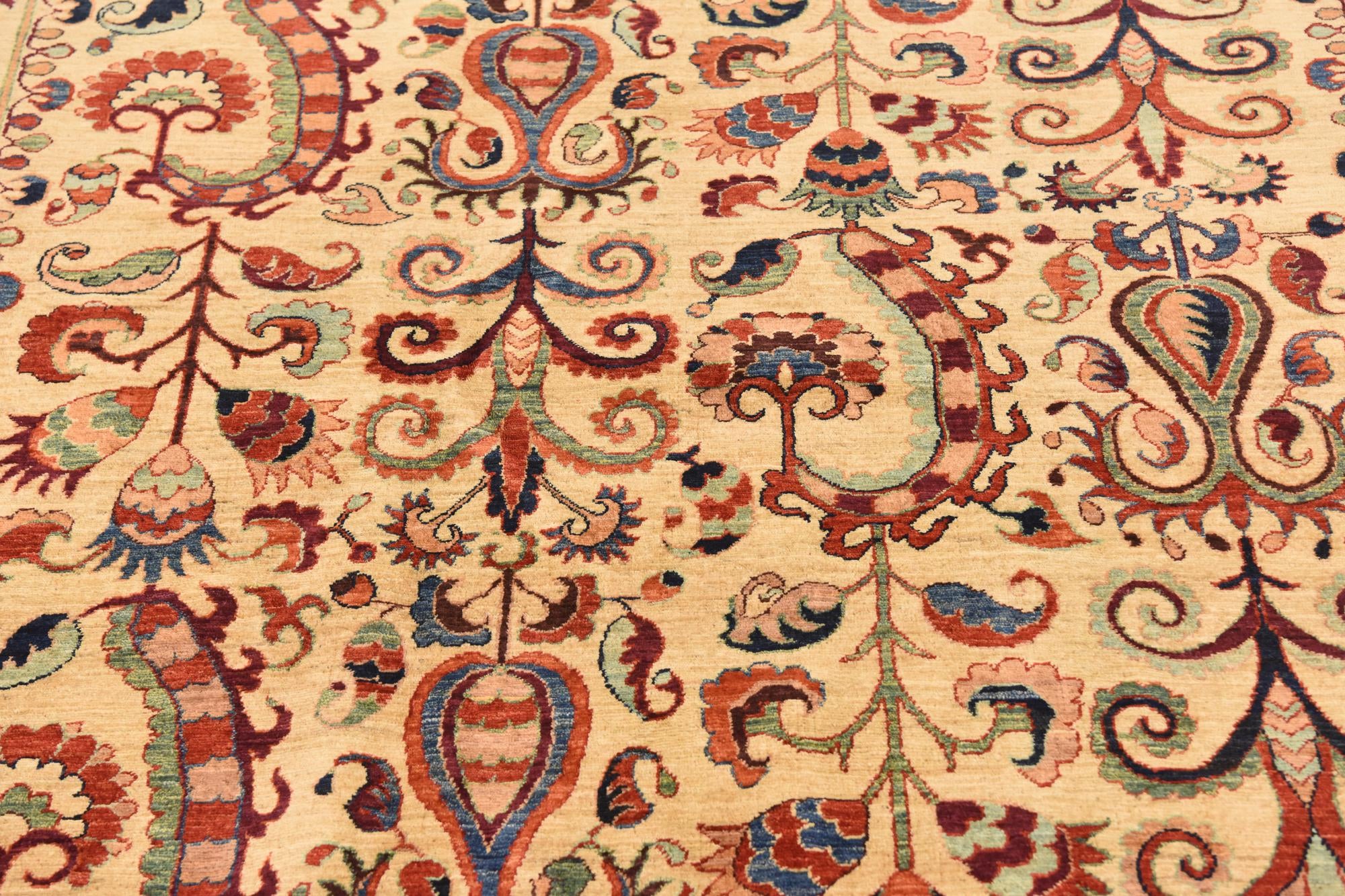 6' 3 x 8' 4 Hand Knotted Ariana Ziegler Oriental Rug