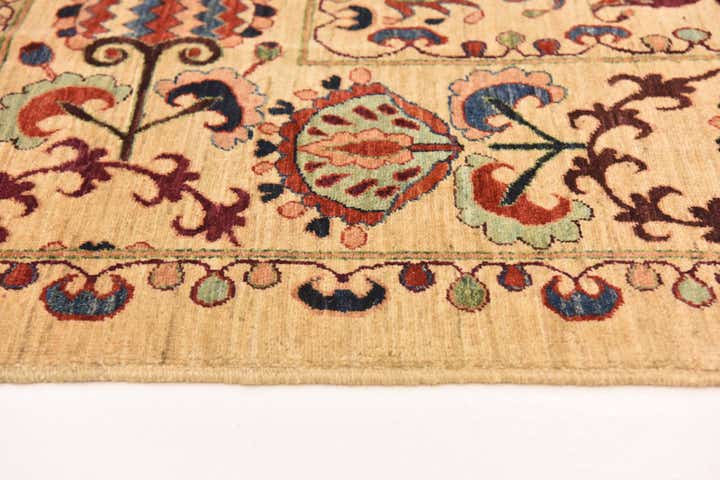 6' 3 x 8' 4 Hand Knotted Ariana Ziegler Oriental Rug