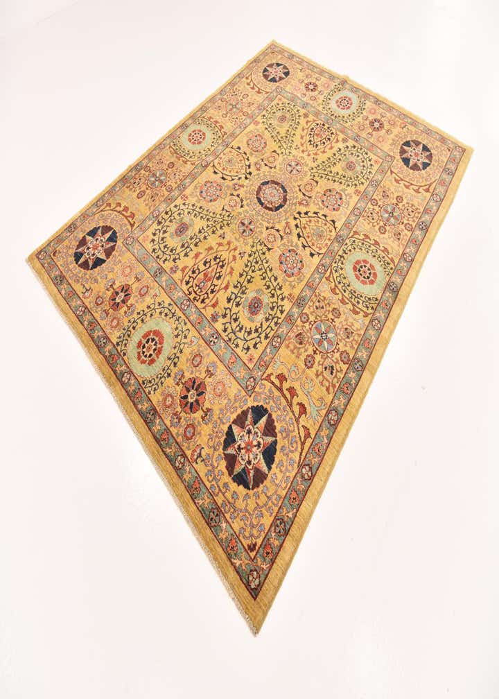 6' 7 x 8' 8 Hand Knotted Ariana Ziegler Oriental Rug