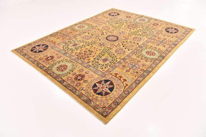 6' 7 x 8' 8 Hand Knotted Ariana Ziegler Oriental Rug
