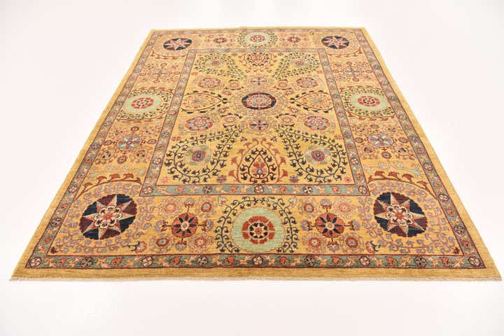 6' 7 x 8' 8 Hand Knotted Ariana Ziegler Oriental Rug