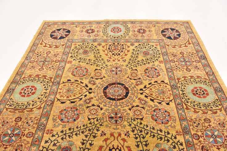 Detail image of 6' 7 x 8' 8 Hand Knotted Ariana Ziegler Oriental Rug