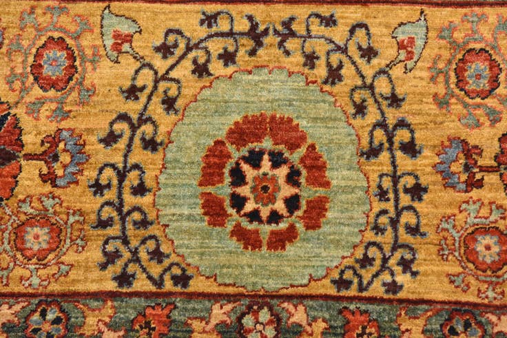 Detail image of 6' 7 x 8' 8 Hand Knotted Ariana Ziegler Oriental Rug