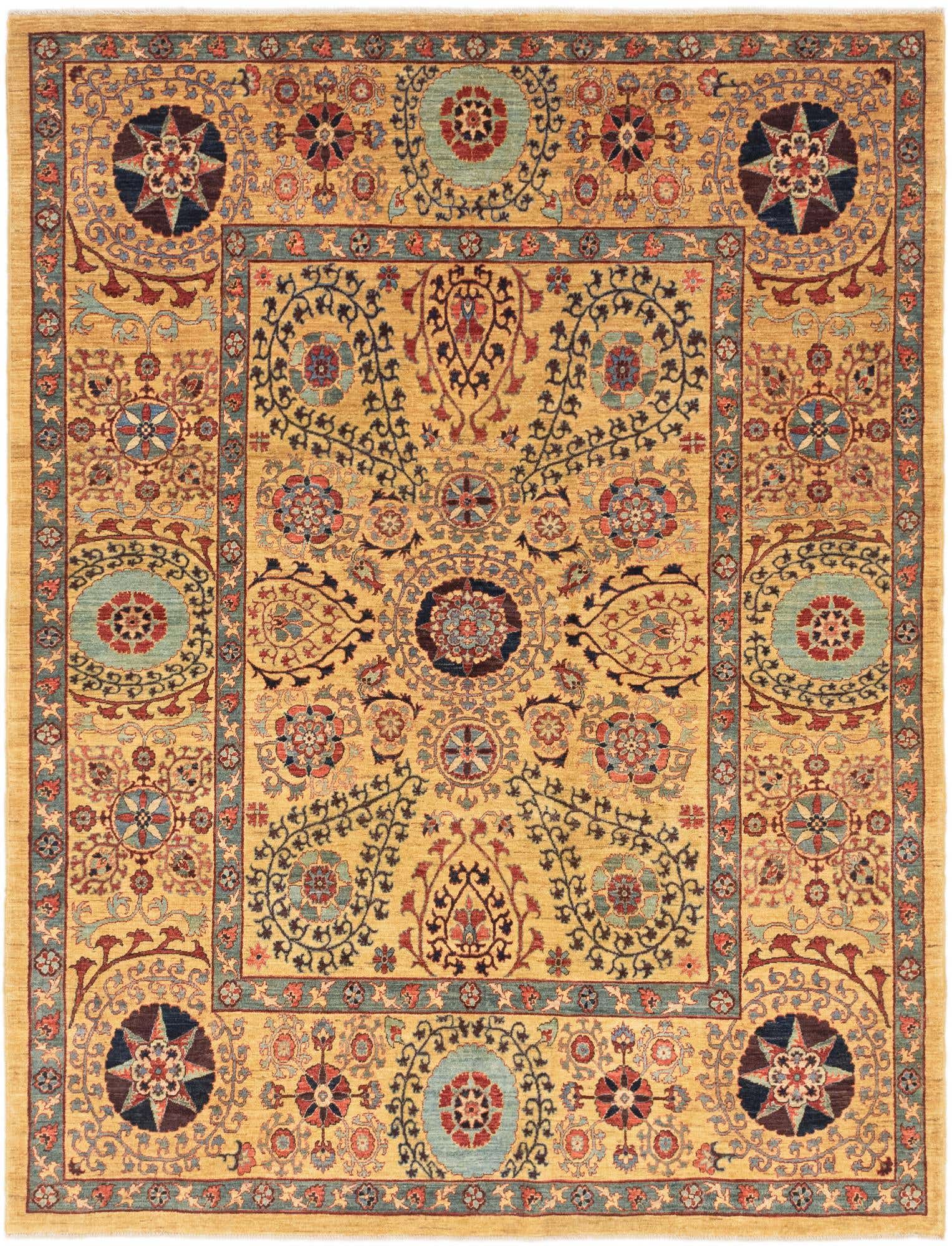 6' 7 x 8' 8 Hand Knotted Ariana Ziegler Oriental Rug