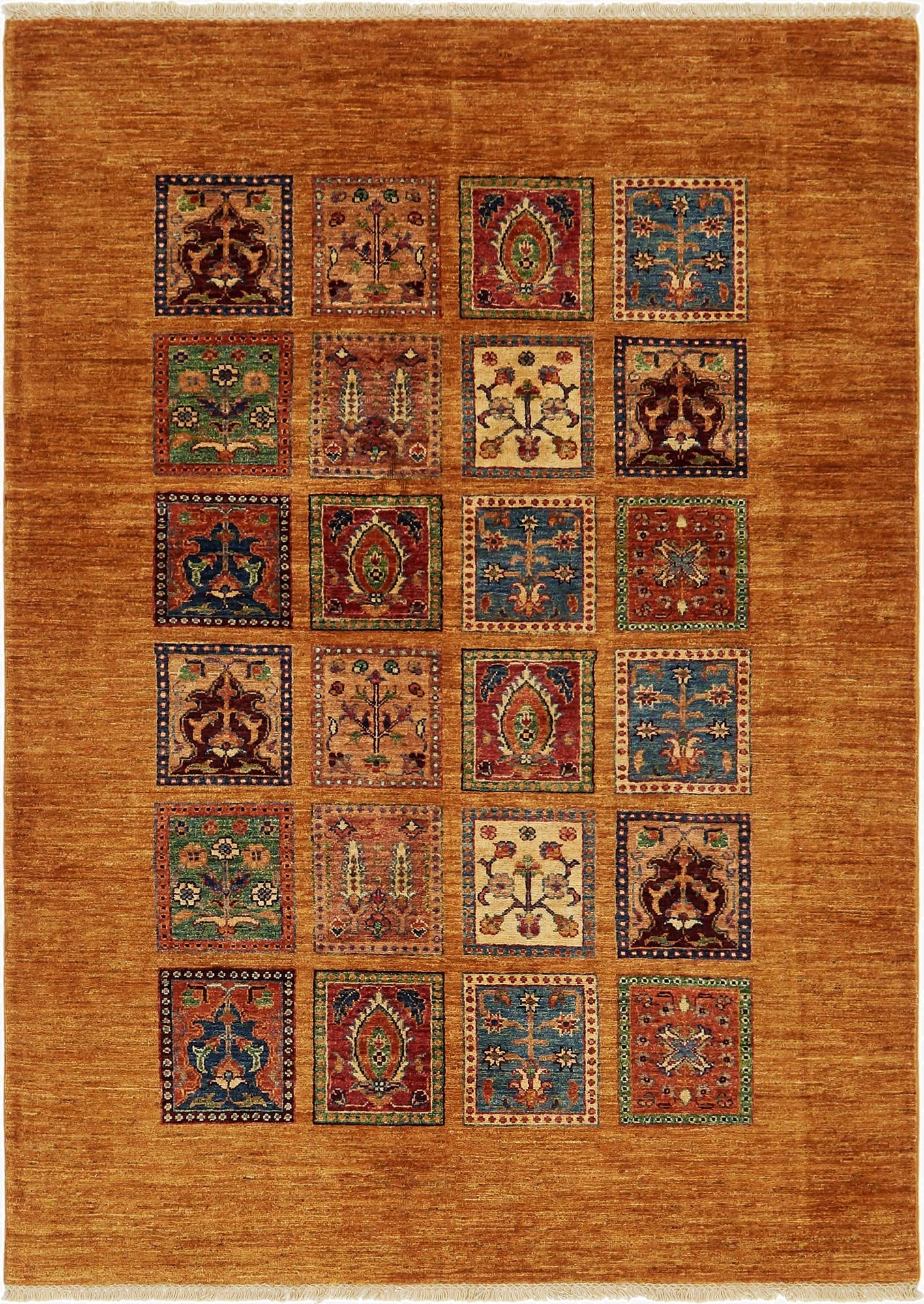 4' 9 x 6' 9  Hand Knotted Ariana Ziegler Rug