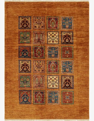 4' 9 x 6' 9 Hand Knotted Ariana Ziegler Rug