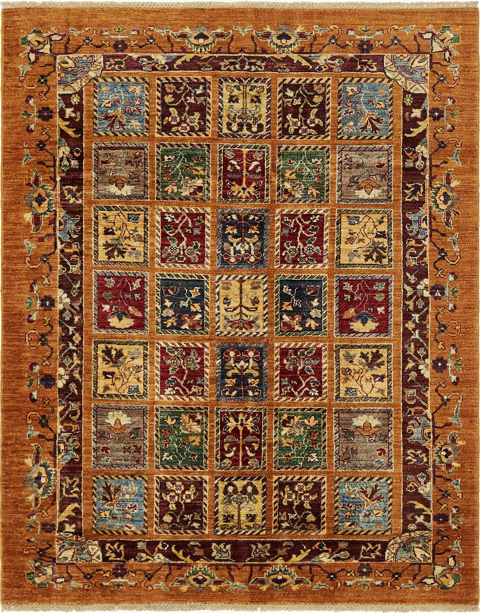 4' 10 x 6'  Hand Knotted Ariana Ziegler Rug