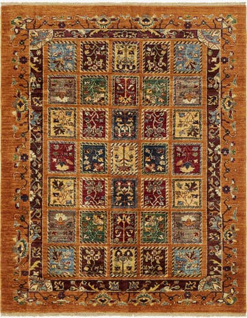 4' 10 x 6' Hand Knotted Ariana Ziegler Rug