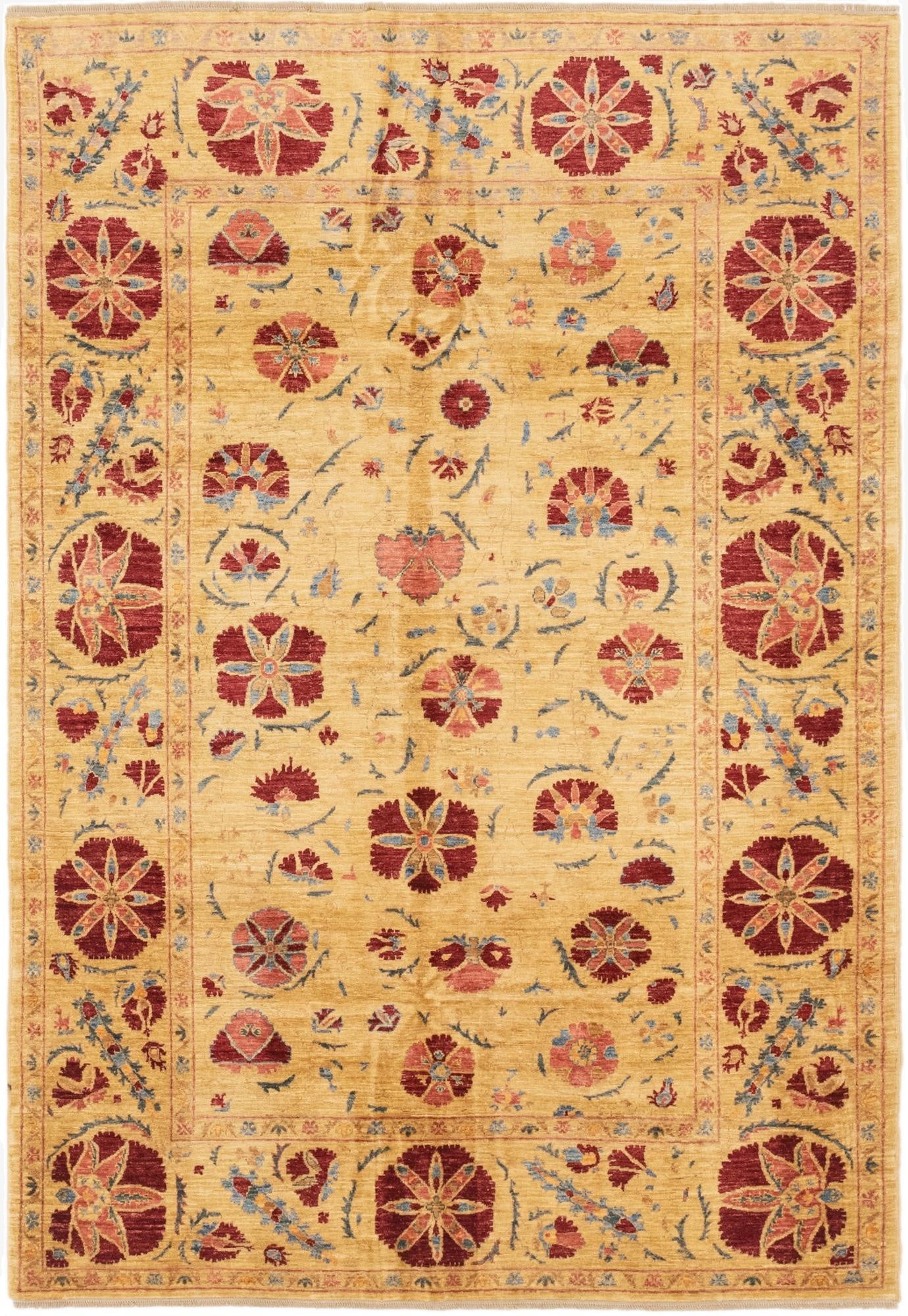 5' 3 x 7' 10  Hand Knotted Ariana Ziegler Oriental Rug
